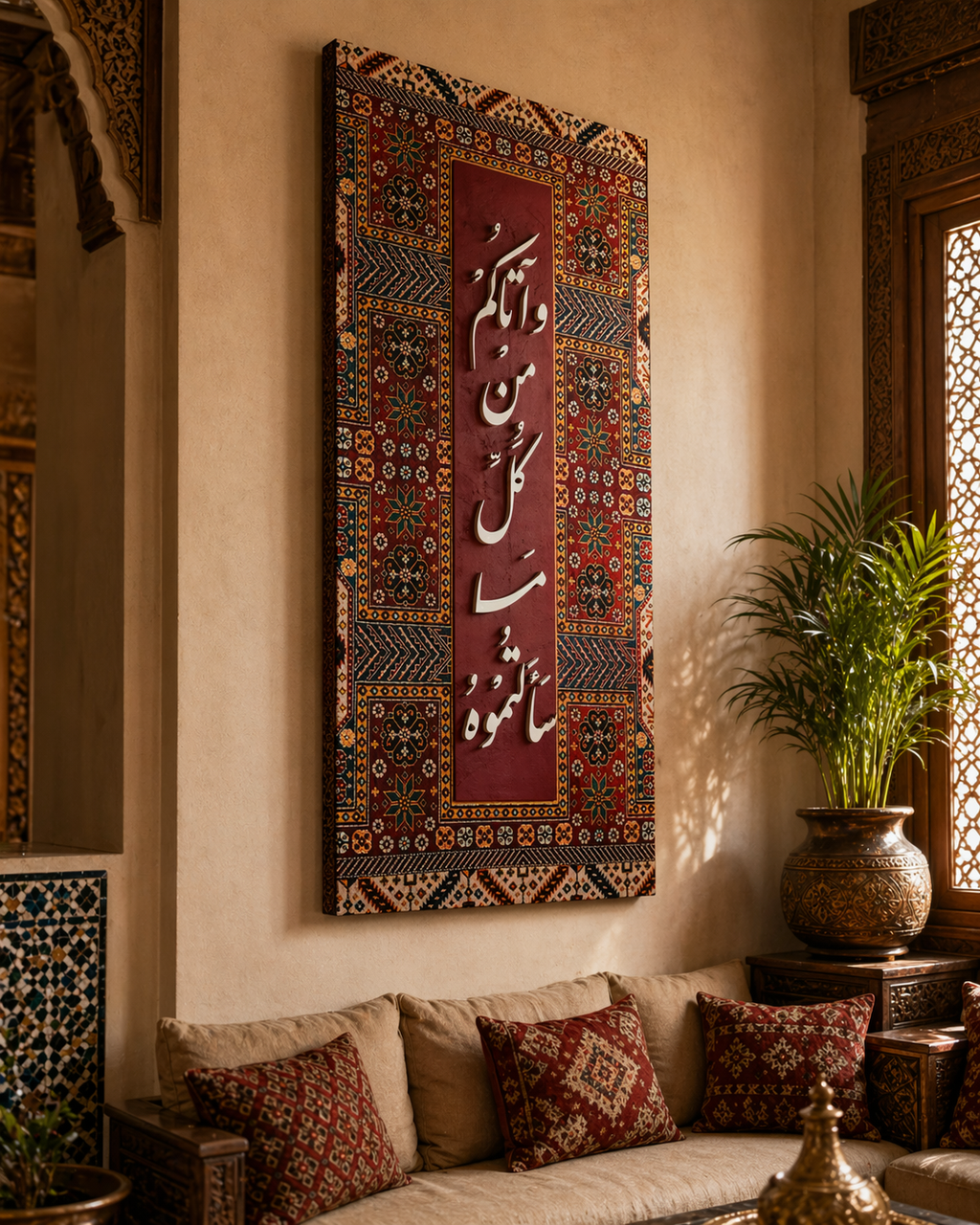 وآتاكم من كل ما سألتموه - خمري بألوان عصرية