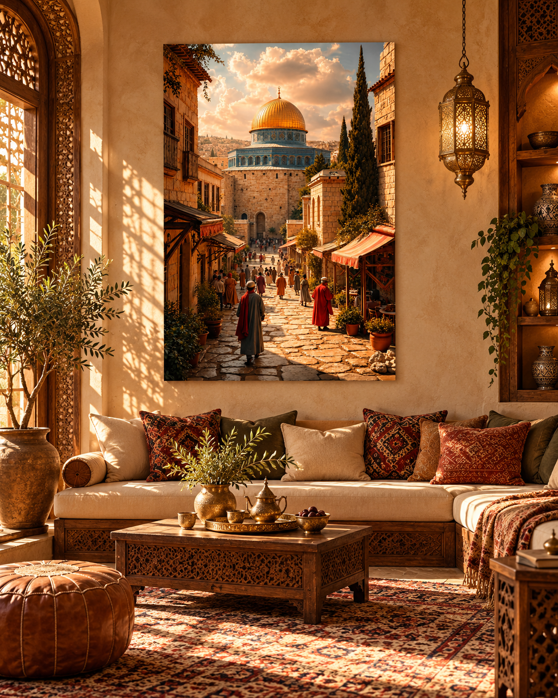 المسجد الأقصى | لوحة مُخمليّة